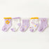 Children's Cartoon Lace Socks (five Pairs)